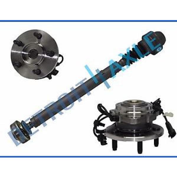 New Complete Driveshaft Assembly + Front Wheel Hubs - 19&#034; Weld to Weld - 4x4 #1 image