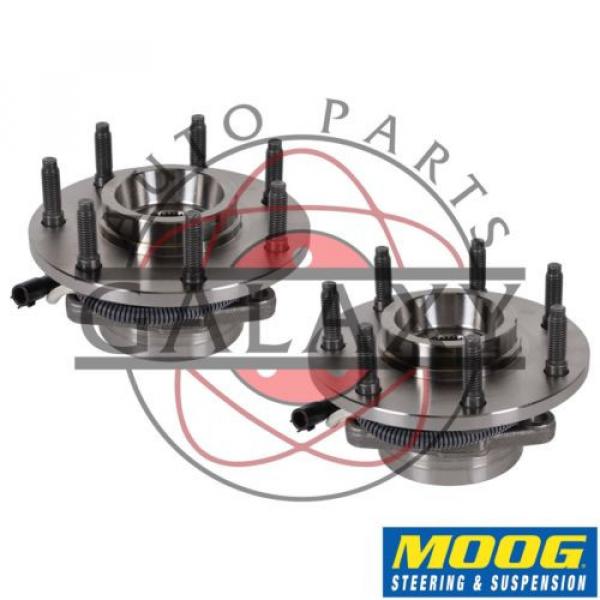 Moog New Front Wheel  Hub Bearing Pair For Ford F-150 F-250 97-04 7-Stud Hub #1 image