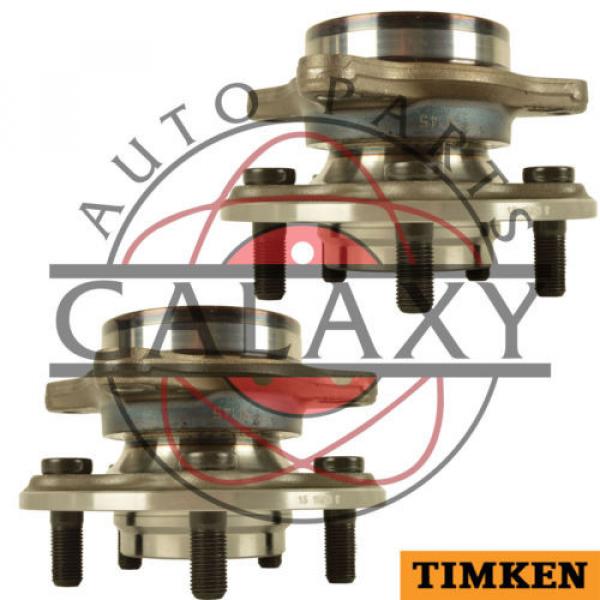 Timken Pair Front Wheel Bearing Hub Assembly Fits Land Rover LR3 05-09 LR4 10-12 #1 image