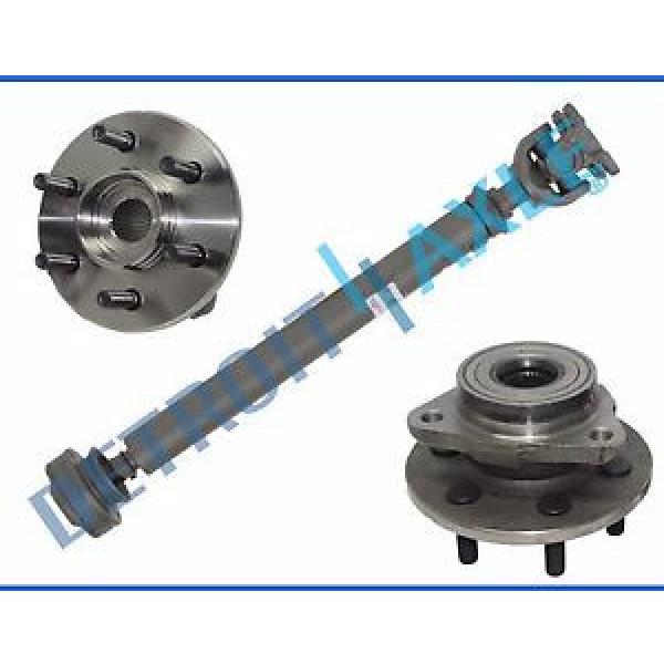 New Complete Driveshaft Assembly + Front Wheel Hubs - 24&#034; Weld to Weld - 4x4 #1 image