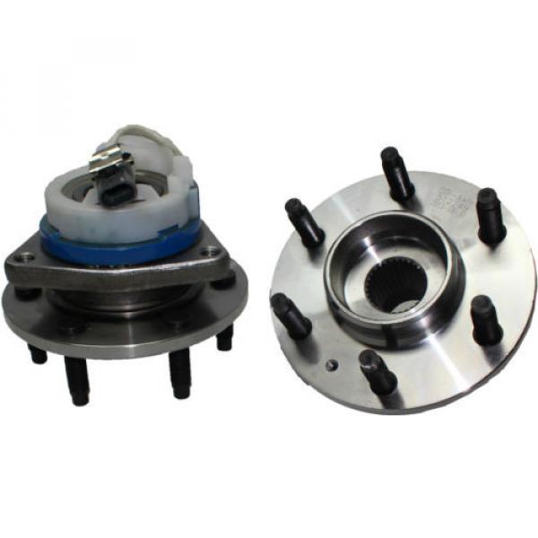 Pair: 2 New REAR 2003-07 Cadillac CTS ABS 6 Bolts Wheel Hub and Bearing Assembly #4 image