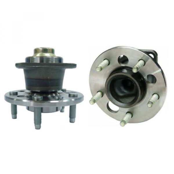 Pair 2 New REAR Wheel Hub + Bearing Assembly NO ABS for 2000-05 Chevrolet Impala #3 image