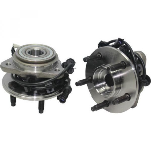 Pair of New Front Wheel Hub &amp; Bearing Assembly for Ford Ranger Mercury 4WD w/ABS #4 image