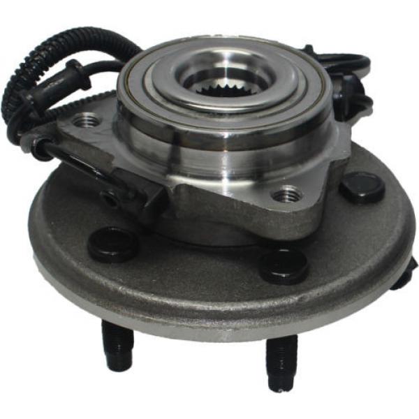 Both (2) New Complete Front Wheel Hub and Bearing Assembly w/ ABS for Explorer #3 image