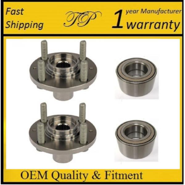 Acura Integra 1994-2001 Front Wheel Hub &amp; Wheel Bearing w/ABS Kit Assembly PAIR #1 image