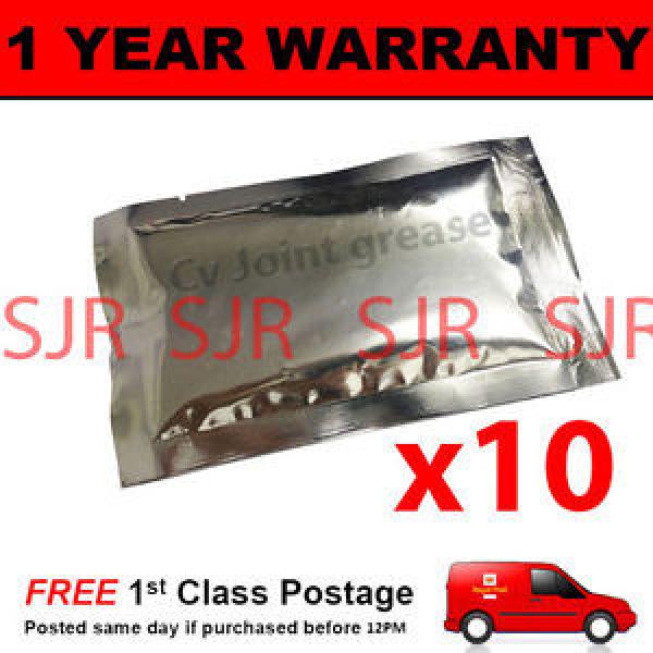 10 X 60g GREASE SACHET FOR USE WITH CV JOINTS DRIVESHAFTS GAITERS #1 image