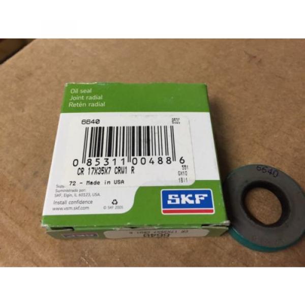 NEW SKF 6640 Oil Grease Seal CR 17X35X7 CRW1 R #3 image