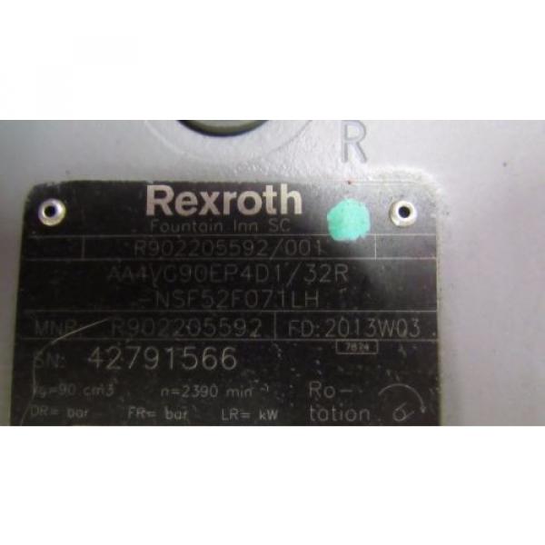 NEW REXROTH R902205592/001 AA4VG90/32 AXIAL PISTON VARIABLE HYDRAULIC  Pump #4 image