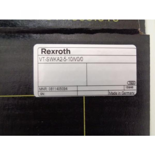 REXROTH VT-SWKA2-5-10/V0/0  MNR: 0811405094 &#034;NEW IN BOX&#034;NEVER BEEN USED #3 image