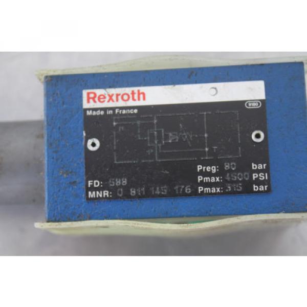 BOSCH REXROTH 0811145176 HYDRAULIC PRESSURE CONTROL VALVE #2 image