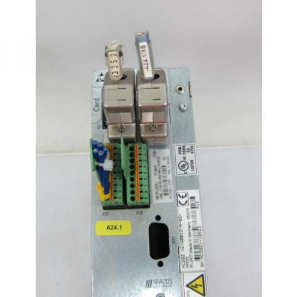 REXROTH HCS02.1E-W0012-A-03-NNNN IndraDrive C SERVO DRIVE SERCOS INTERFACE #3 image