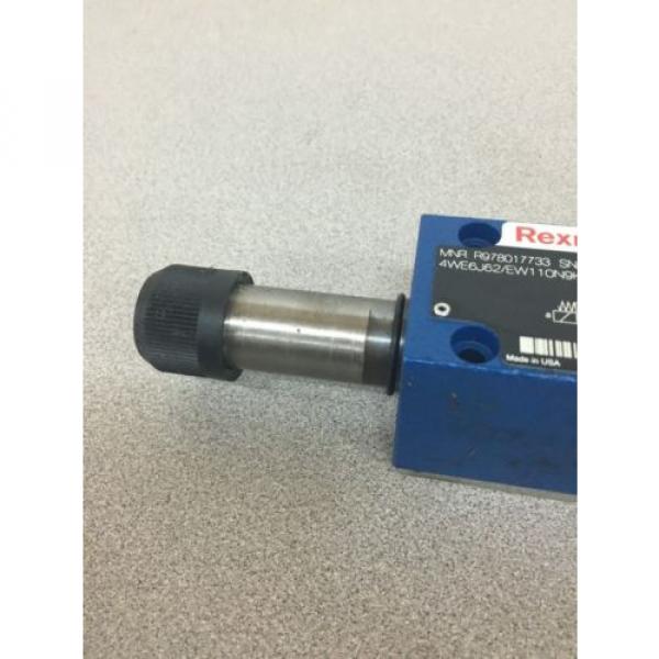 NEW REXROTH R978017733 HYDRAULIC VALVE 4WE6J62/EW110N9K4/62 #4 image