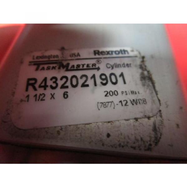 Rexroth 1-1/2x6 Task Master Cylinder, R432021901, 1-1/2&#034; Bore, 6&#034; Stroke, 200PSI #2 image