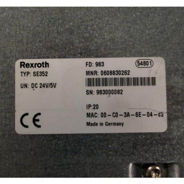 Rexroth SE352, 0608830262 Control Unit #2 image