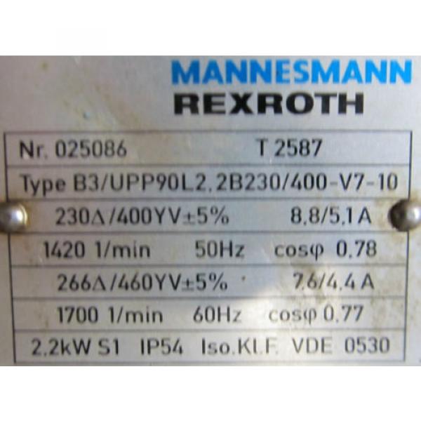 MANNESMANN REXROTH PV7 WITH T 2587 MOTOR Pump #2 image