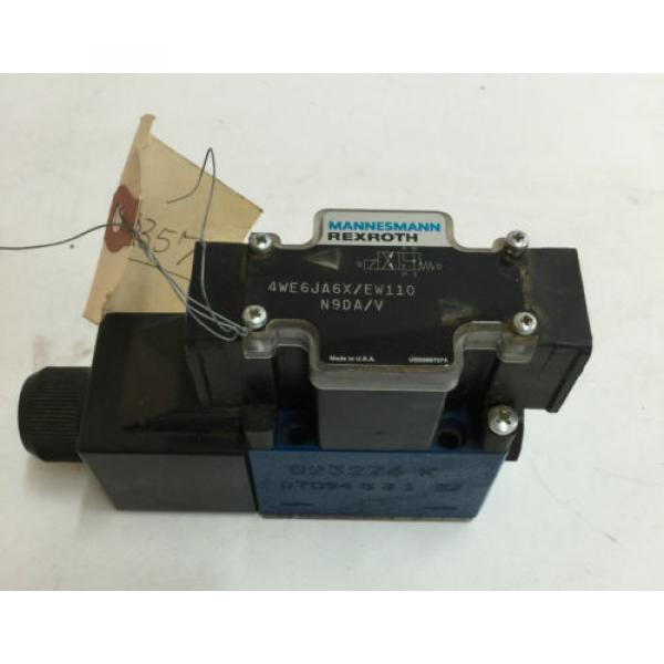 NEW REXROTH HYDRAULIC SOLENOID VALVE 4WE6JA6X/EW110N9DA/V #1 image