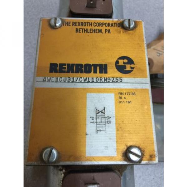 NEW REXROTH HYDRAULIC VALVE 4WE10J31/CW110RN9Z55 #2 image