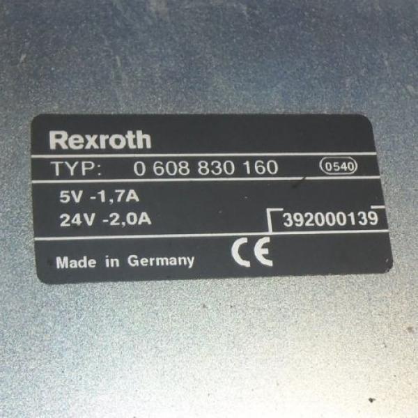 REXROTH ERGOSPIN TIGHTENING CONTROLLER 0 608 830 160 #2 image