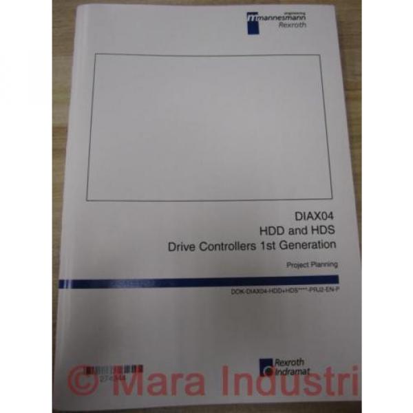 Rexroth 274944 Manual DIAX04 HDD And HDS #1 image