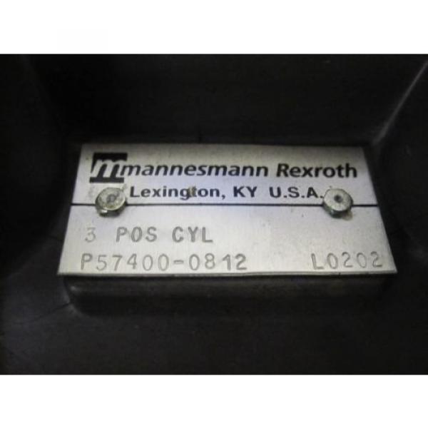 NEW MANNESMANN REXROTH P57400-0812 3 POSITION CYLINDER #2 image