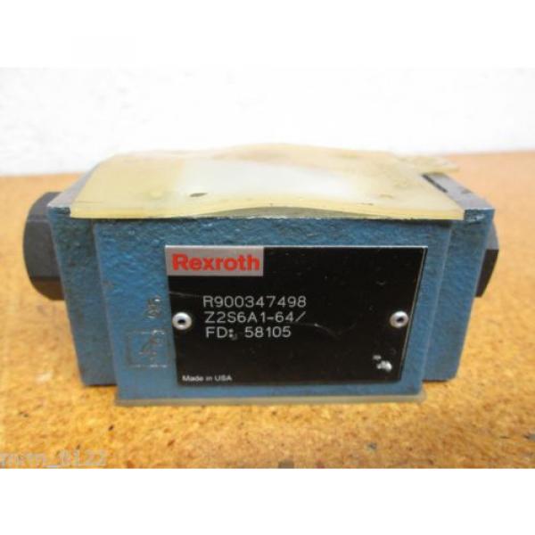 Rexroth R900347498 Z2S6A1-64 Valve New #1 image