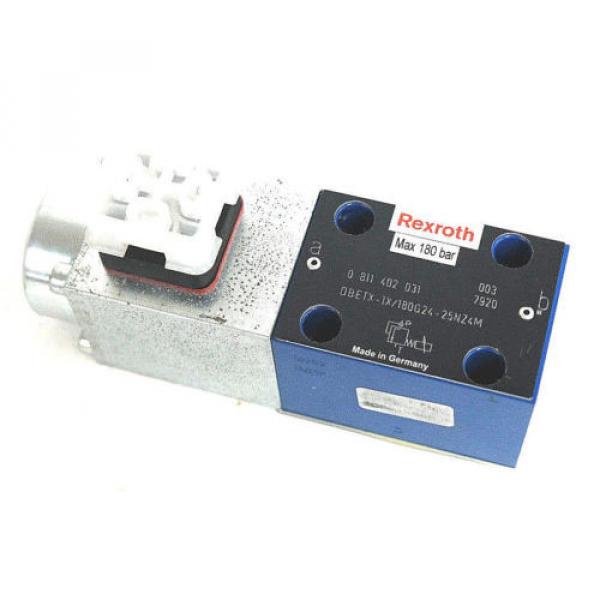 NIB BOSCH REXROTH 0 811 402 031 PROPORTIONAL VALVE W/ 0811405145 AMP MODULE #2 image