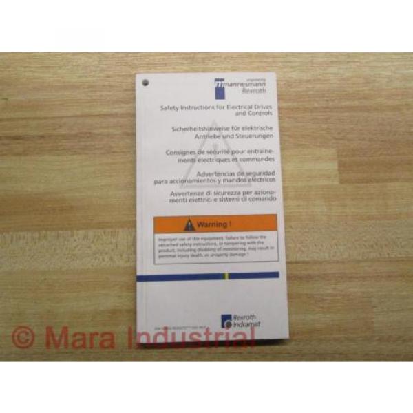 Mannesmann / Rexroth SV01-MS-P Manual 120-1300-B305 (Pack of 3) #1 image