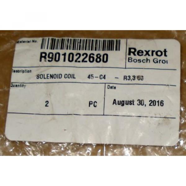 REXROTH SOLENOID DIRECTIONAL VALVE COIL 12VDC JUNIOR GP45 OB 03-45 C4 R901022680 #4 image