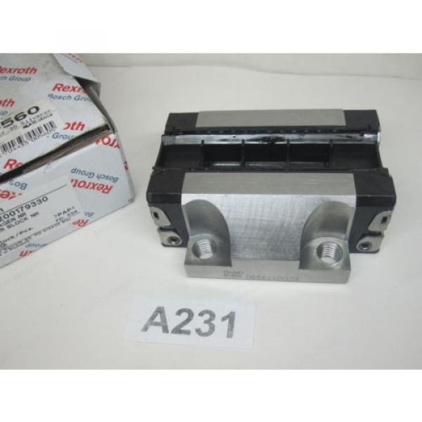 REXROTH Bosch R200179330 BALL RUNNER BLOCK, KUGELWAGEN NR for Ball Rail System #2 image