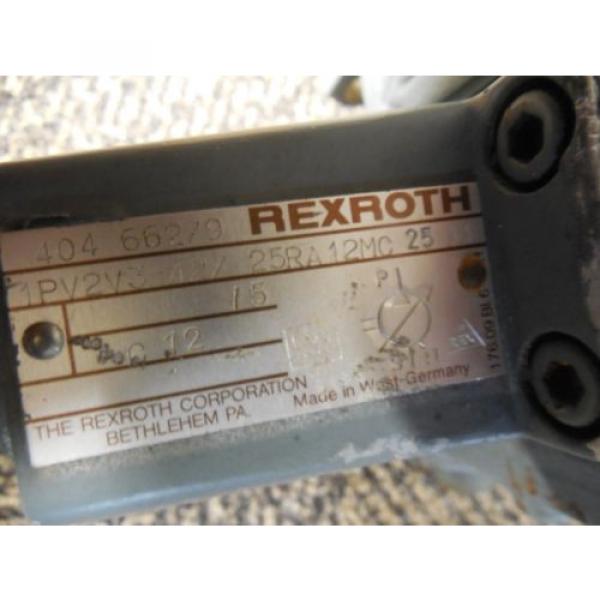 REXROTH HYDRAULIC 1PV2V342/25 RA12MC25A1 Pump #2 image