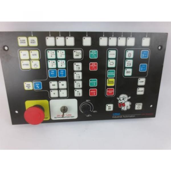 INDRAMAT / REXROTH BTM1.01/00 CONTROL PANEL / OPERATOR INTERFACE w/ E-STOP USED #1 image