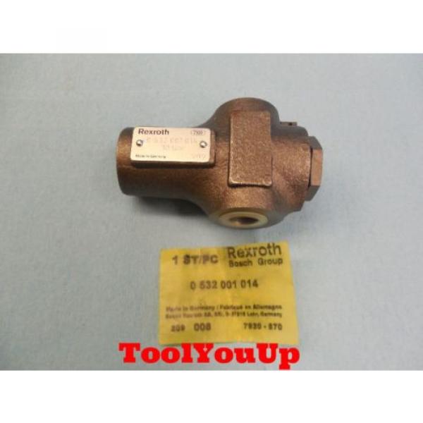 NEW BOSCH REXROTH HYDRAULIC THREADED PRESSURE RELIEF VALVE  0 532 001 014 209 #1 image