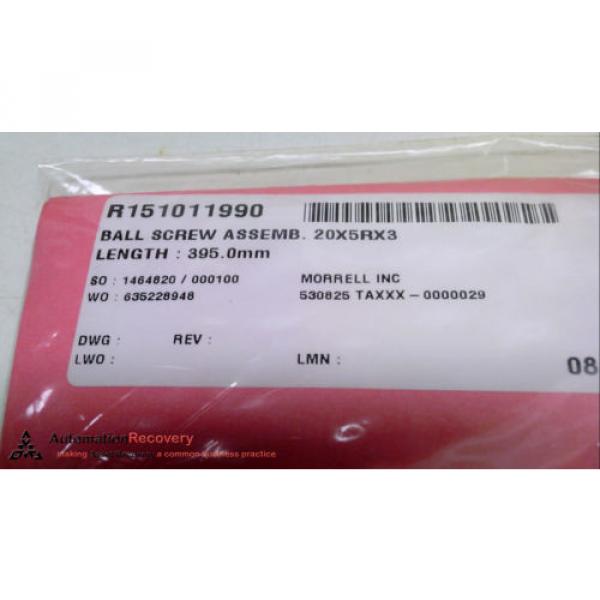 REXROTH R151011990 - 395MM - BALL SCREW ASSEMBLY, LENGTH: 395 MM,, NEW* #226375 #4 image