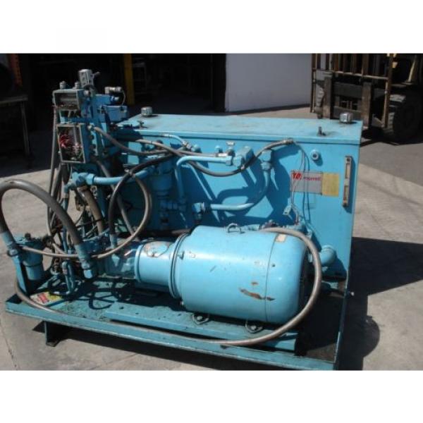 Good used 40 HP Hydraulic Power Unit, Rexroth Pump #1 image