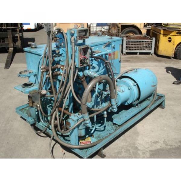 Good used 40 HP Hydraulic Power Unit, Rexroth Pump #4 image